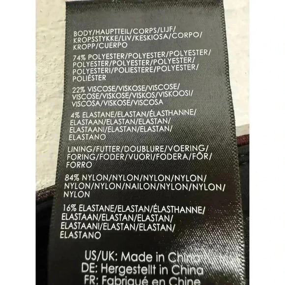 Liverpool Maggie Plaid Slip On Pencil Skirt Size 10 - Picture 7 of 9